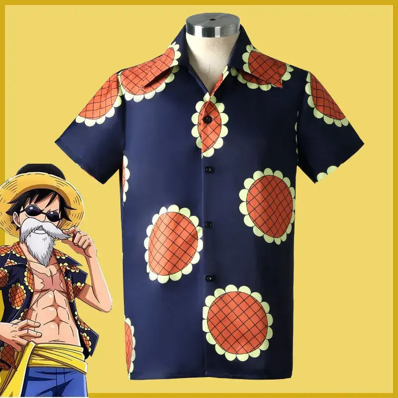 Monkey D Luffy Cosplay Costume One Piece Egghead Suit