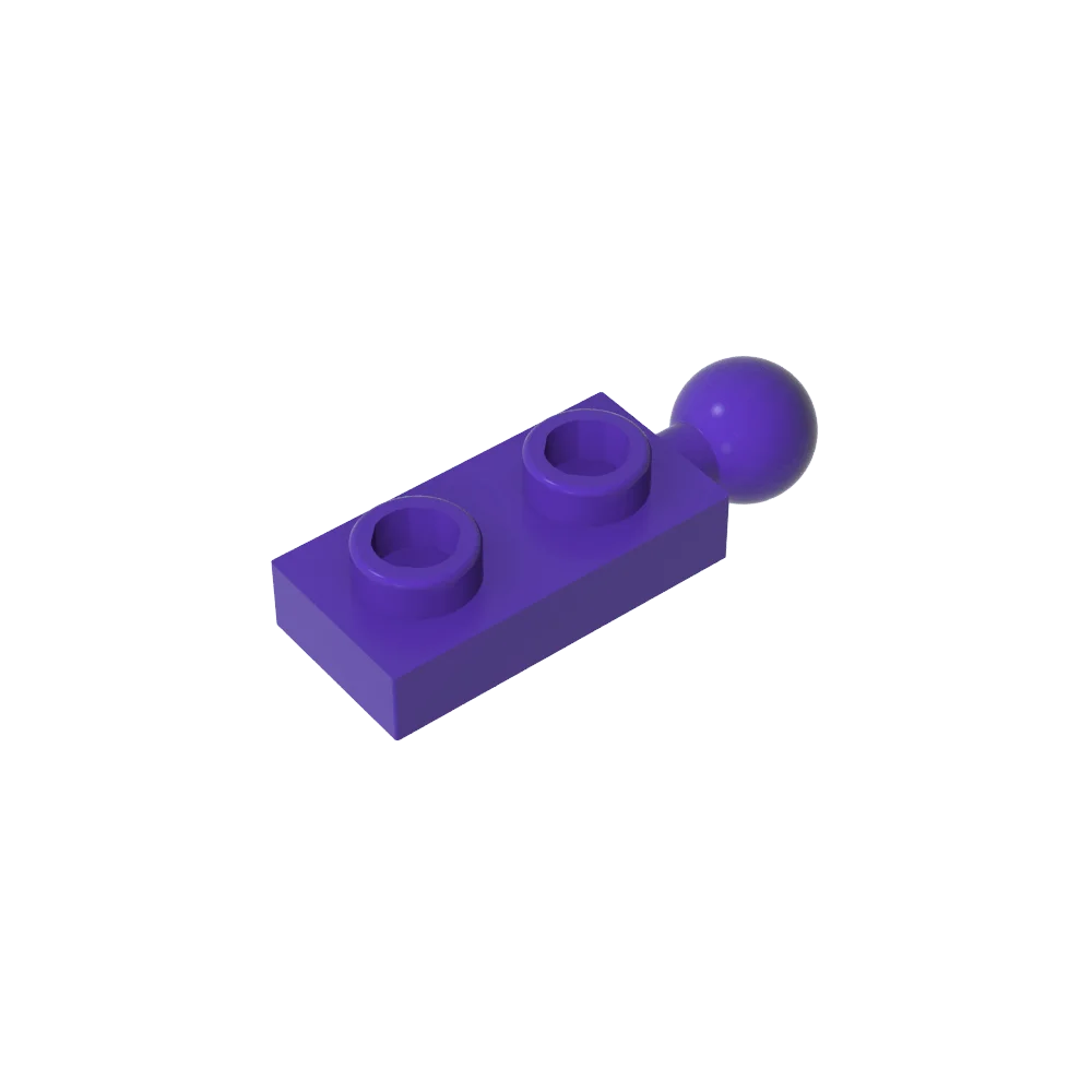 Gobricks GDS-852 Plate Modified 1 x 2 with Tow Ball on End | Building Block for DIY Creations