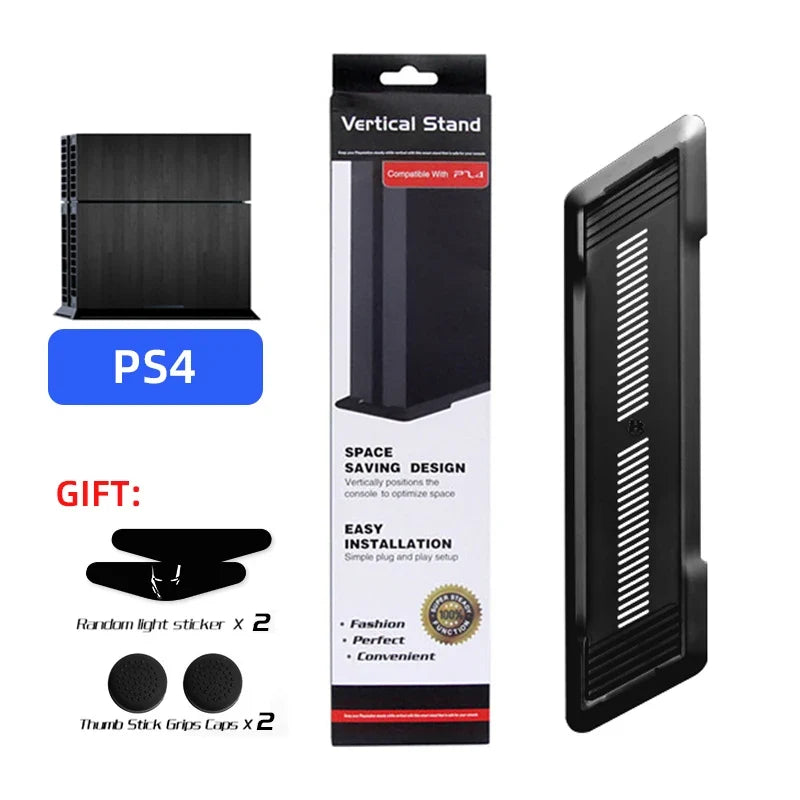 DATA FROG Cooling Vertical Stand for PS4 PS4 Pro PS4 Slim | Console Dock Cradle Mount Holder