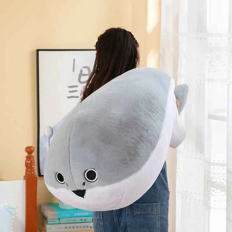 Sacabambaspis Plush Toy – Giant Cute Prehistoric Fish Stuffed Animal Pillow