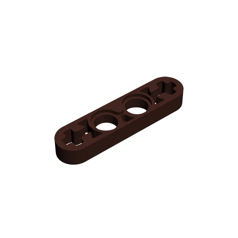 Gobricks GDS-690 Technical Liftarm Thin 1 x 4 with Axle Holes | Compatible Building Block Part 32449