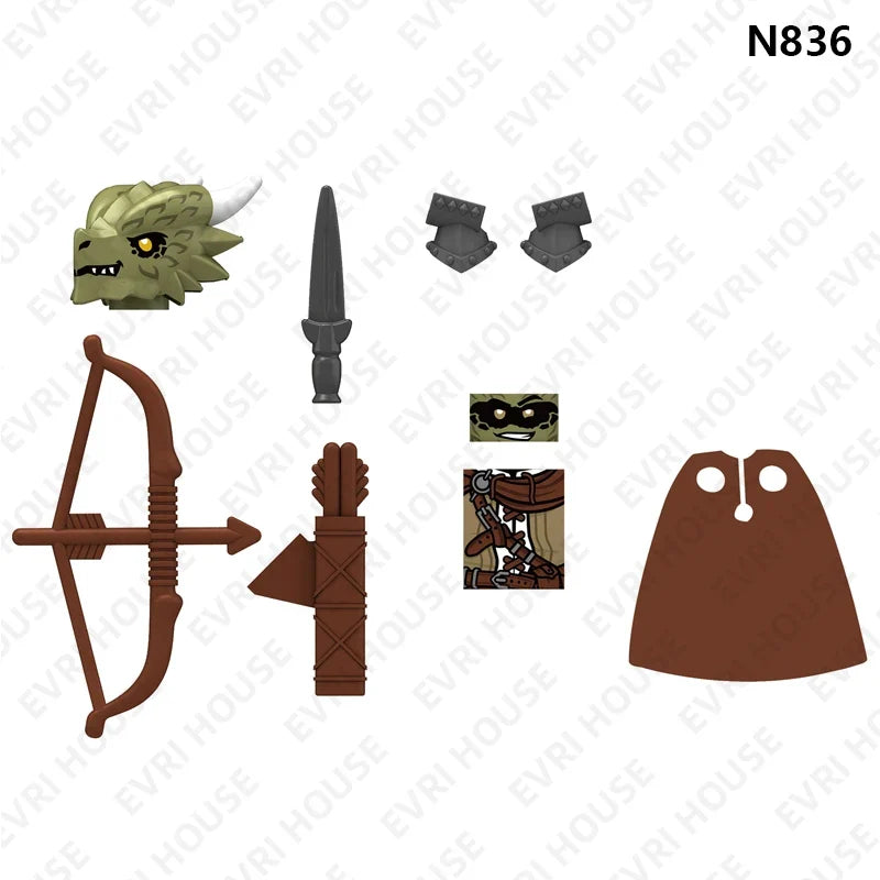 Dragon Knight Building Blocks Mini Figures | Compatible Building Brick Toys Set