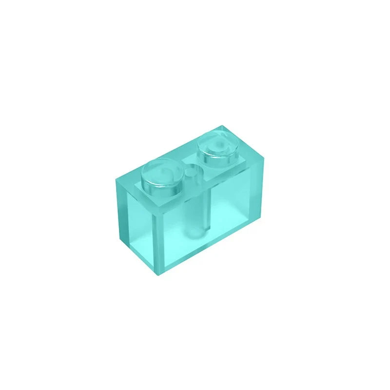Educational Assemblage Gobricks Brick 1 x 2 without Bottom Tube | Compatible with Lego 3004 3065 35743