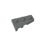 Gobricks GDS-547 Wedge Plate 3 x 2 Right | Compatible Building Block for DIY Creations
