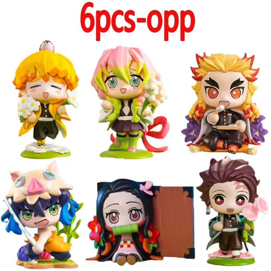 Demon Slayer Blind Box: 12pcs Tanjiro Nezuko Anime Figures