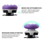 DATA FROG High-Rise Thumb Stick Grips | FPS Performance Extenders for PS4 PS5 and 8BitDo Ultimate Controller