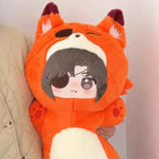 Oversized Fox Cosplay Plush Toy – Fluffy Long Stuffed Animal Body Pillow (80cm)