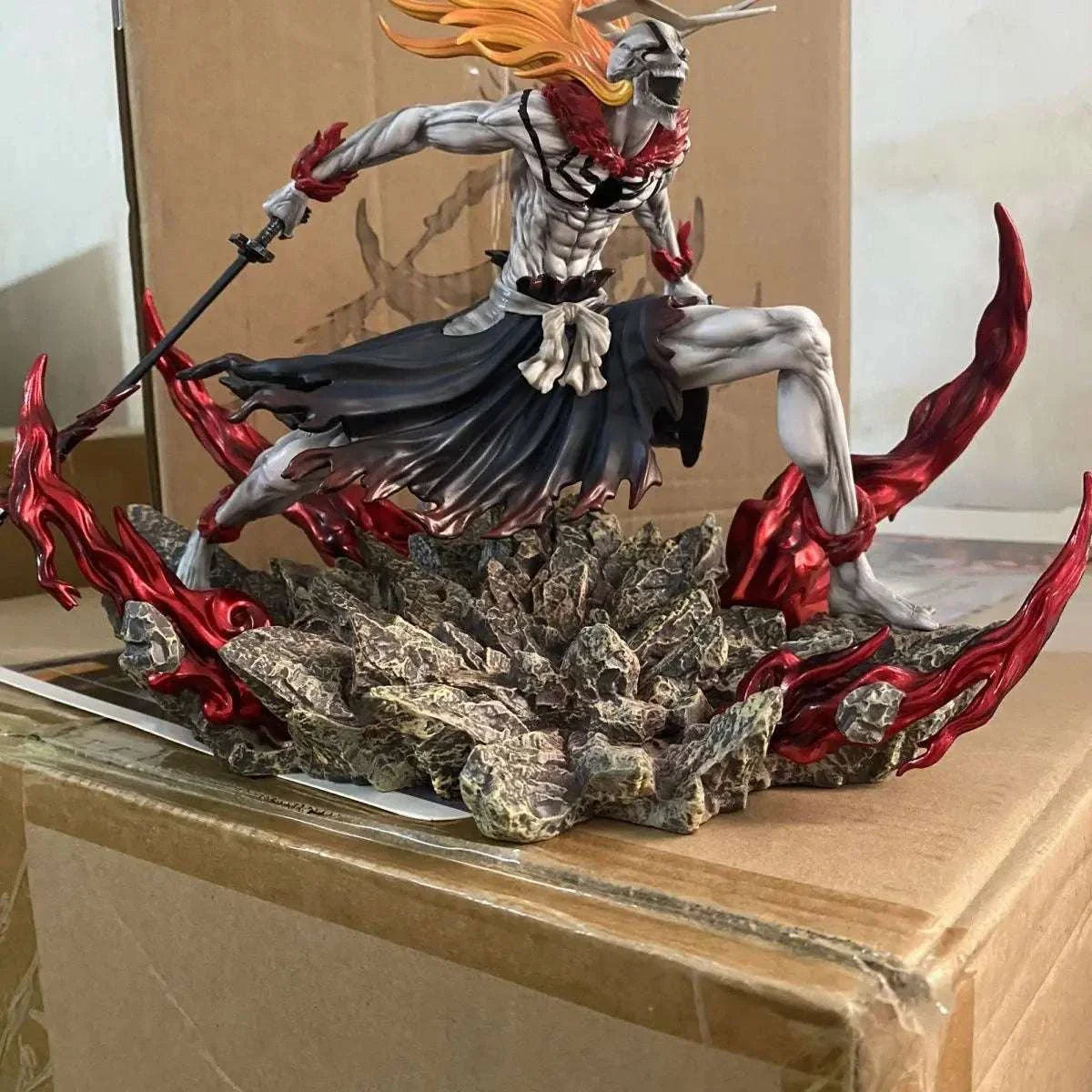 Vasto Lorde Hallow Kurosaki Ichigo Anime Figure, Bleach Action Figurines Statue 23 CM