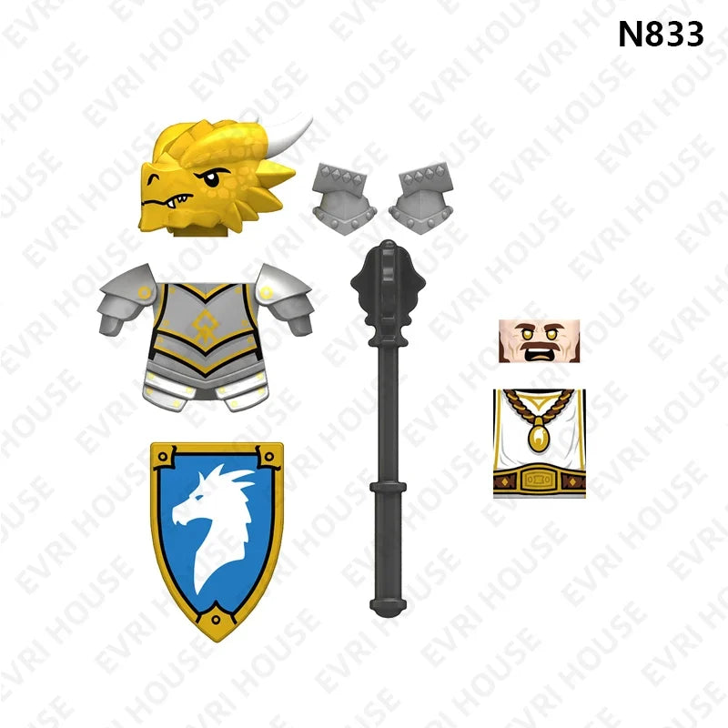 Dragon Knight Building Blocks Mini Figures | Compatible Building Brick Toys Set