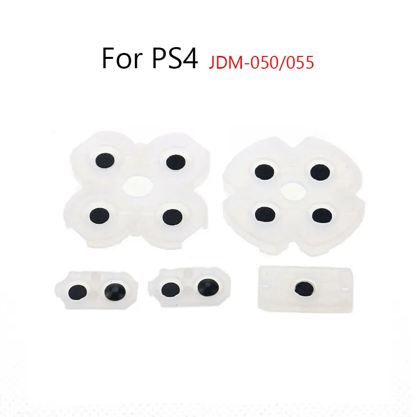 Universal Conductive Rubber Pad Set | Compatible with PS5 V1 V2 PS4 Pro Slim PS3 PS2 Controllers