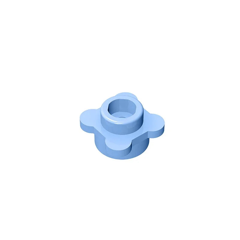 Gobricks GDS-839 Plate Round 1x1 with Flower Edge | Compatible with Lego 33291 28573