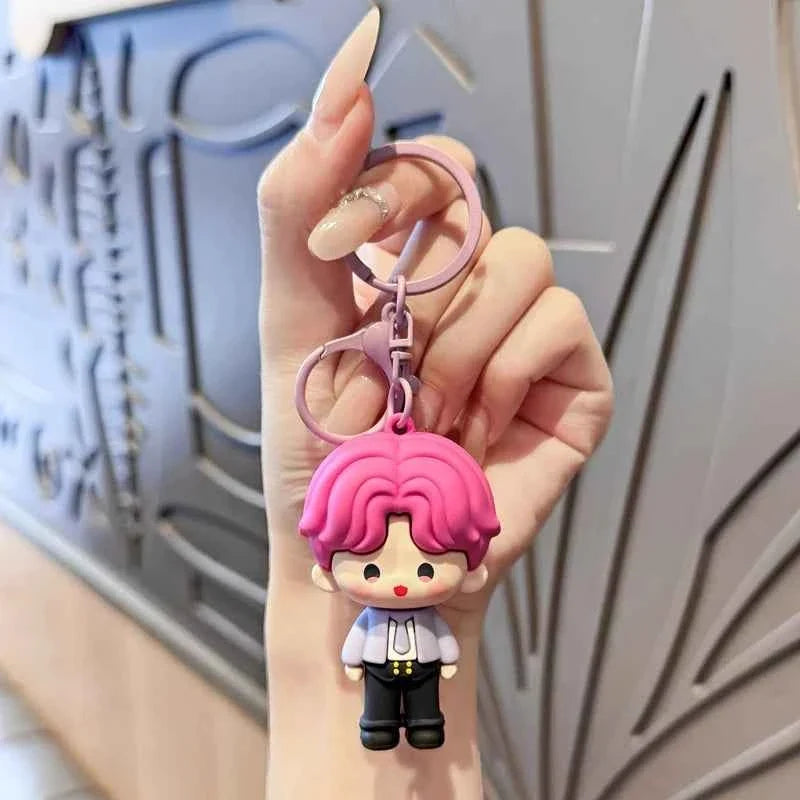 Flower Series Love & Deepspace Plush Keychain Cute Cartoon