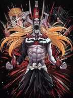 BLEACH DIY Diamond Painting Kurosaki Ichigo Zaraki Kenpachi Poster Hand Diamond Embroidery Home Room Decor Kids DIY