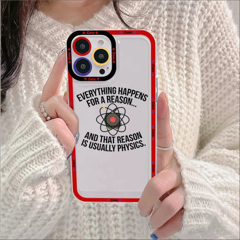 Bazinga The Big Bang Theory tv show Phone Case For iPhone 11 12 13 14 Mini Pro Max XR X XS TPU Case For 8 7 6 Plus SE 2020
