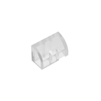 Gobricks GDS-M063 Curved Brick 1 x 2 x 1 No Studs | Compatible Building Block