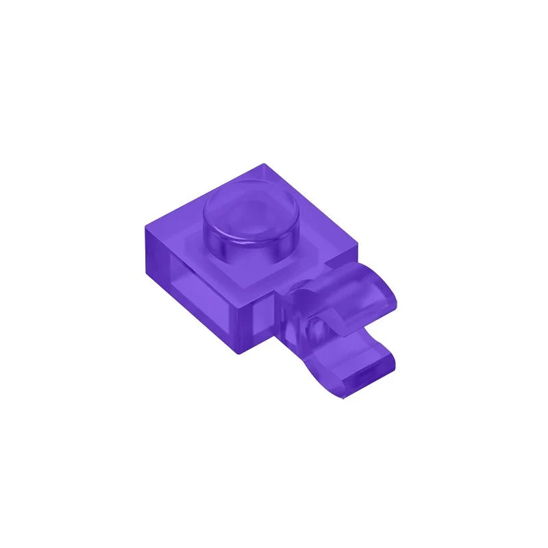 Gobricks GDS-813 1x1 Plate with Vertical Holder | Compatible with Lego 6019 and 61252