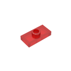 Gobricks PLATE 1X2 W. 1 KNOB | Modified Building Block Compatible with Lego 15573