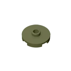 Gobricks GDS-1041 Tile Round 2x2 with Open Stud | Compatible Building Block for DIY Educational Kits