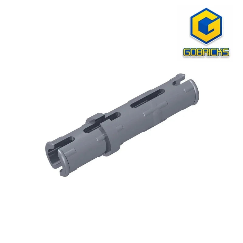 Gobricks GDS-888 Technical Pin 3L with Friction Ridges | Compatible with Lego 6558