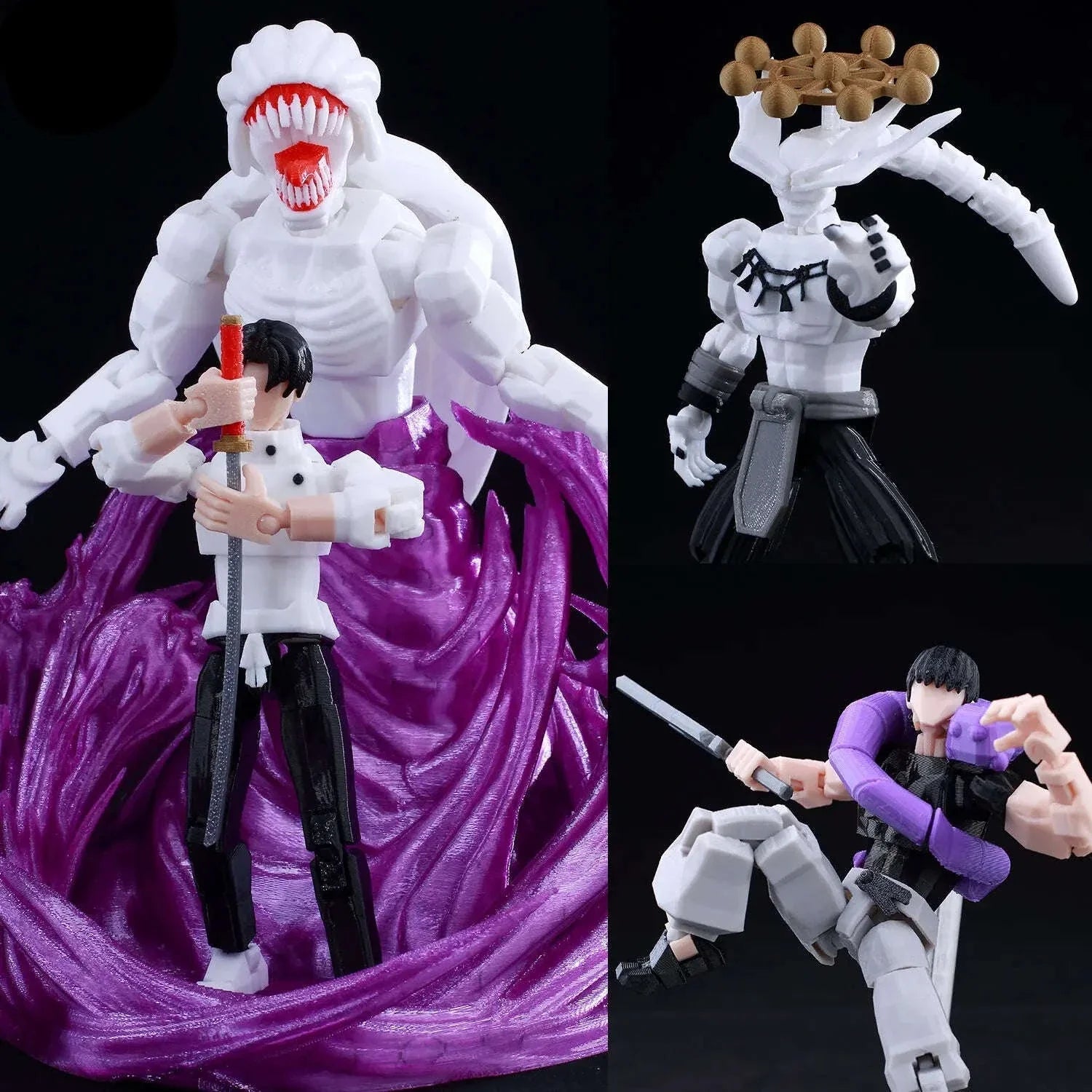 Jujutsu Kaisen 3D Printed Anime Figurine, Gojo Satoru Toji Yuji Sukuna Mahoraga Yuta
