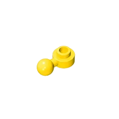 Gobricks GDS-1500 Hinged Plate 1x1 with Ball Head | Compatible Building Brick