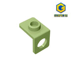 Gobricks GDS-1165 Minifig Neck Bracket with Back Stud | Thin Back Wall Building Block