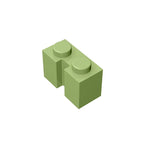 Gobricks GDS-798 Brick 1x2 with Groove | Compatible Building Block for DIY Sets