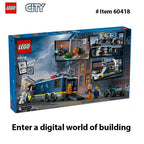 LEGO 60418 City Police Mobile Crime Lab Truck Toy, Pretend Play Police Toy, Police Truck Toy for Kids Ages 7 Plus - 60418