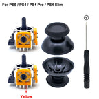 PS5 Controller Repair Kit | 3D Joystick Replacement with Adjustable Resistor and Thumb Stick Caps