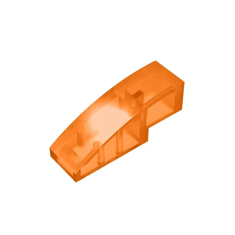 Gobricks GDS-657 Slope, Curved 3 x 1 | Compatible Building Block for Creative Construction