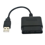 PS2 to PS3/PC USB Adapter Converter Cable for Gaming Controller | Retro Gaming Accessory