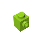 Gobricks GDS-635 BRICK 1X1 W. 1 KNOB | Single Side Bump Building Block Compatible with Lego 87087