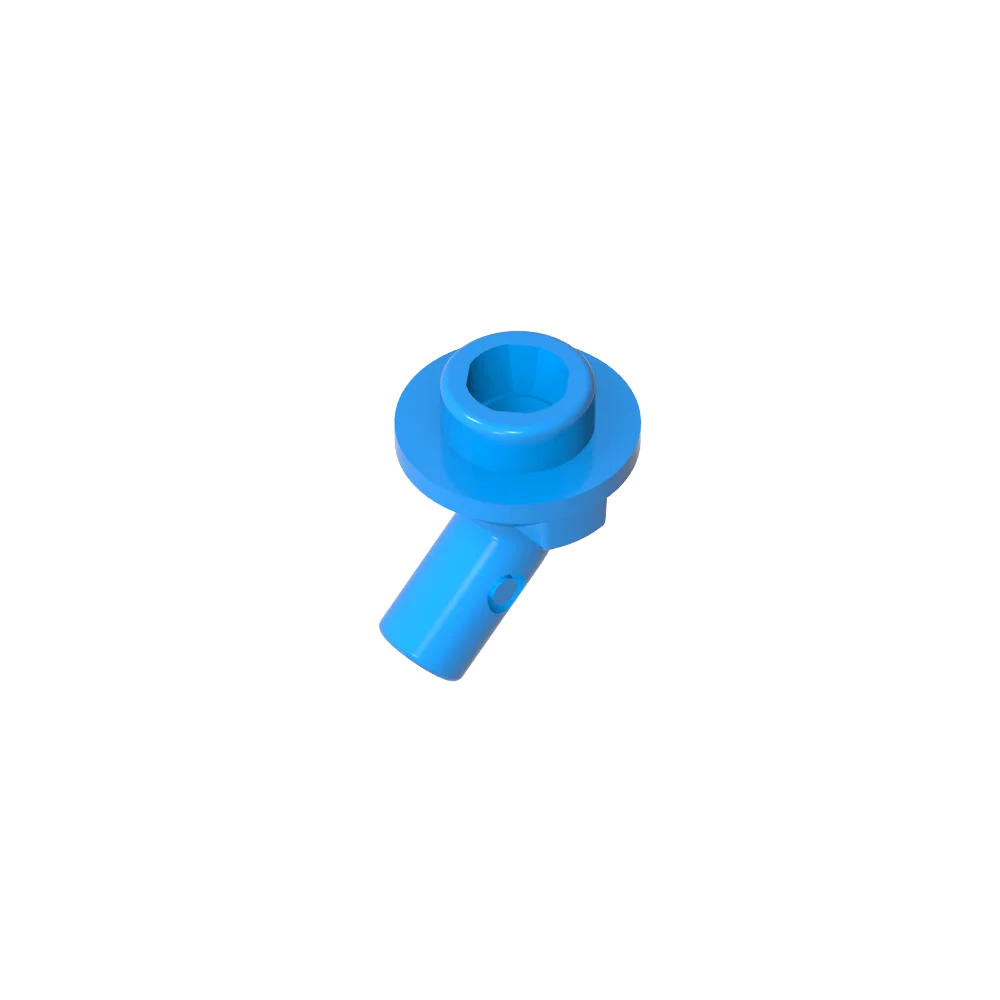 Gobricks GDS-2192 Bar, Angled with Stud on End | Compatible with Lego 65578 Technical Building Block