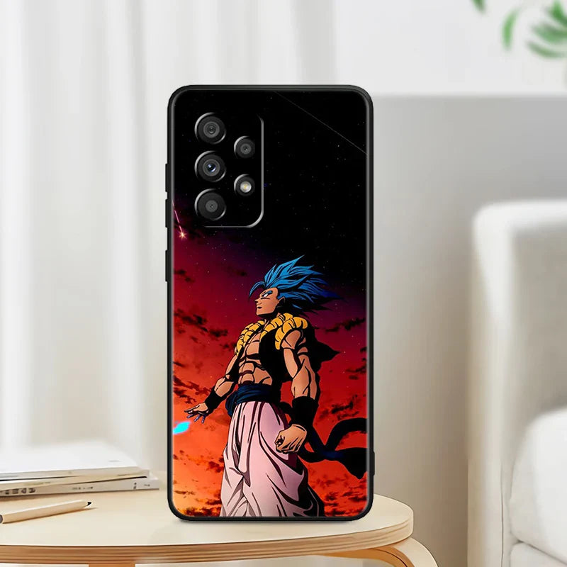 Anime Goku phone cases for Samsung A53 A52 A33 A32 A51 A71 A21S A13 A73 A50 A22 A23 A03 A72 A54 A12 5G Black Phone Case