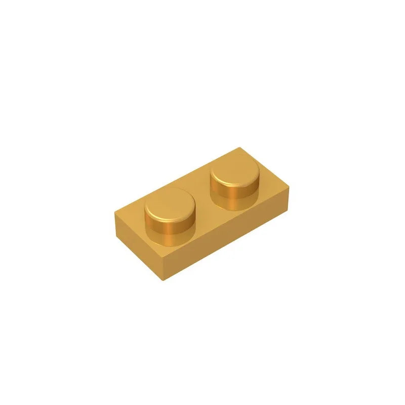 Gobricks GDS-502 Plate 1 x 2 Compatible Building Blocks | 6225 Pieces for DIY Creations