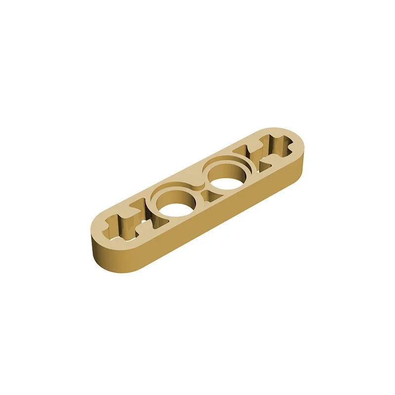 Gobricks GDS-690 Technical Liftarm Thin 1 x 4 with Axle Holes | Compatible Building Block Part 32449