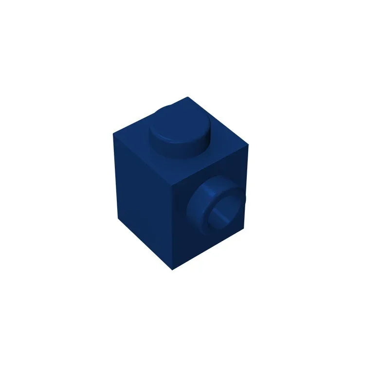 Gobricks GDS-635 BRICK 1X1 W. 1 KNOB | Single Side Bump Building Block Compatible with Lego 87087
