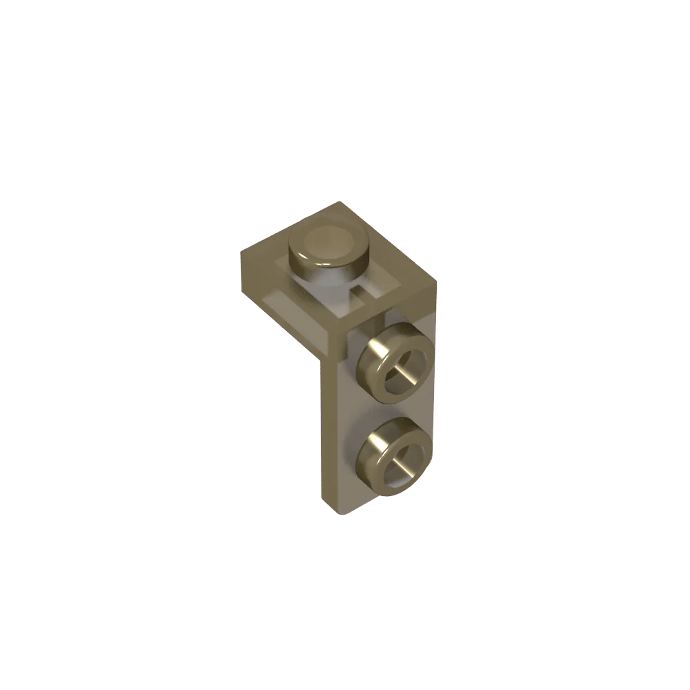 Gobricks Bracket 1 x 1 - 1 x 2 | Compatible Building Block