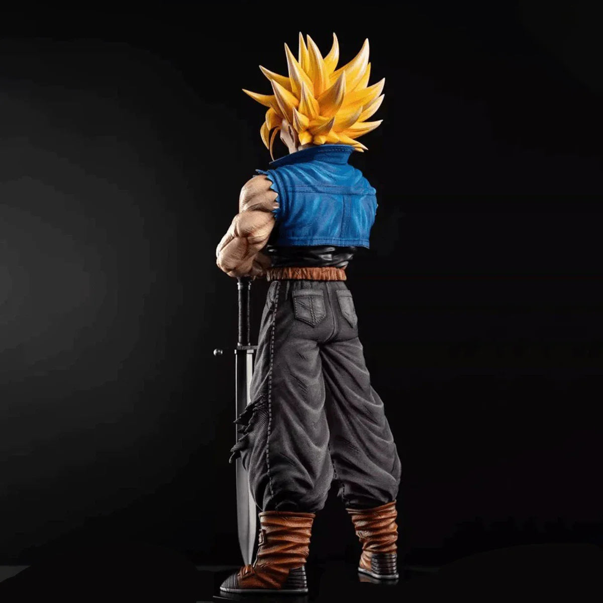Super Saiyan Trunks Anime Figure, Dragon Ball Z Action Figurines PVC Statue 25 CM