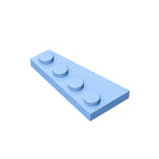 Gobricks GDS-549 Wedge Plate 4 x 2 Right | Building Block for Compatible DIY Sets