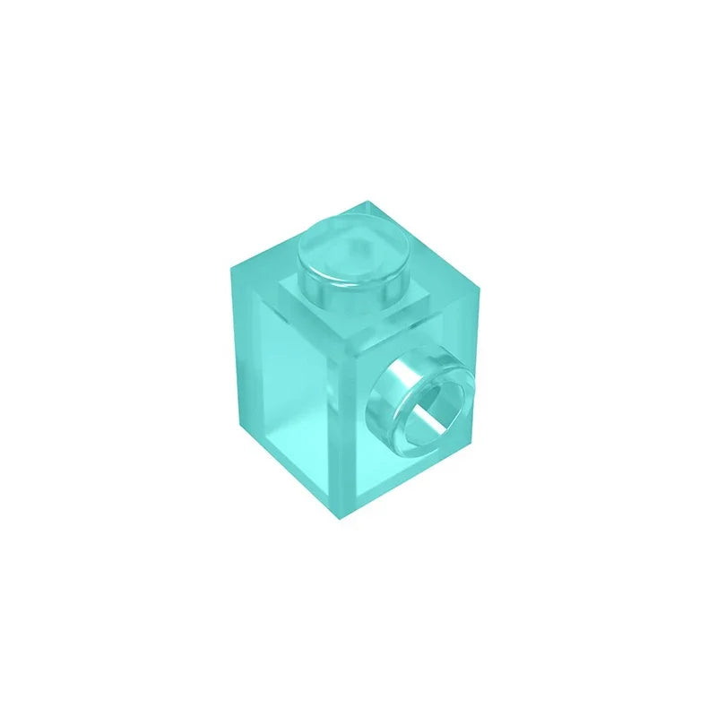 Gobricks GDS-635 BRICK 1X1 W. 1 KNOB | Single Side Bump Building Block Compatible with Lego 87087