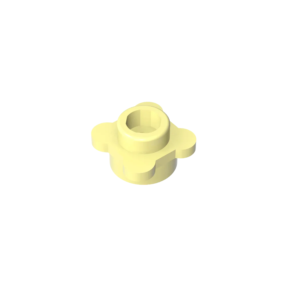 Gobricks GDS-839 Plate Round 1x1 with Flower Edge | Compatible with Lego 33291 28573