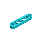 Gobricks GDS-690 Technical Liftarm Thin 1 x 4 with Axle Holes | Compatible Building Block Part 32449