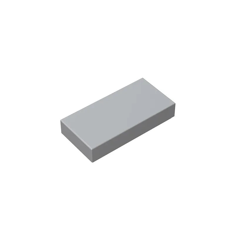 Gobricks GDS-566 Tile 1 x 2 with Groove | Compatible Building Block