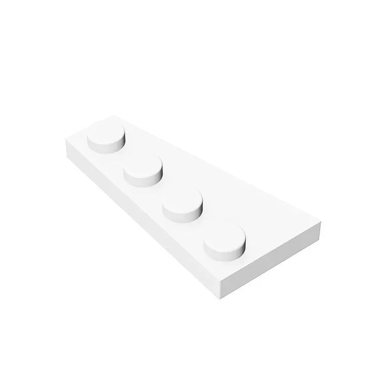 Gobricks GDS-549 Wedge Plate 4 x 2 Right | Building Block for Compatible DIY Sets