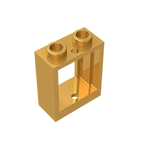 Gobricks GDS-783 Frame 1x2x2 Window | Compatible Building Block for DIY Projects