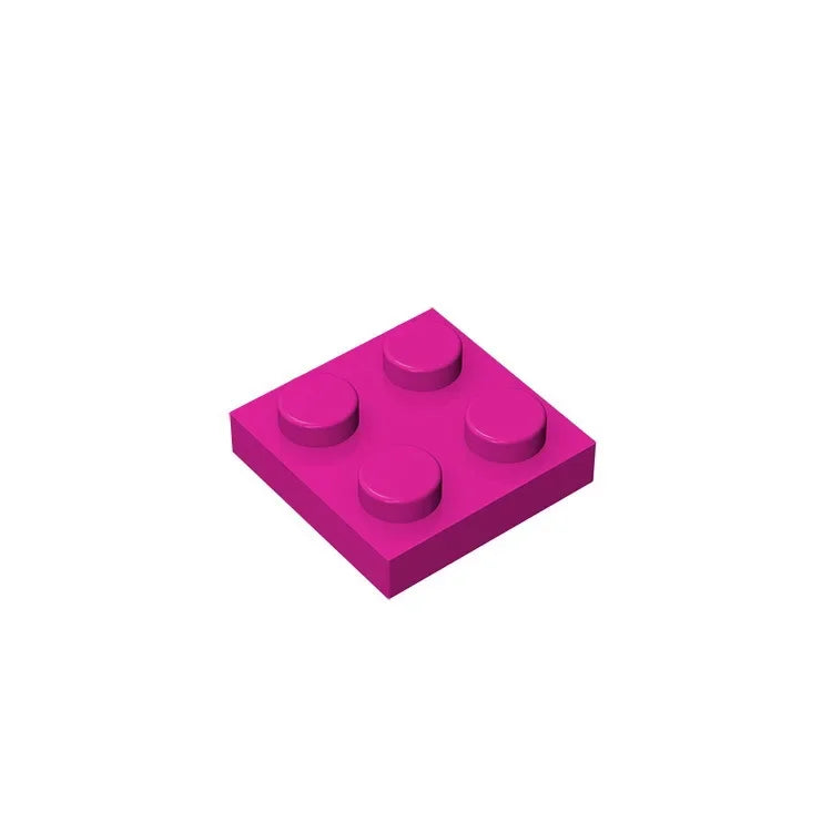 Gobricks Plate 2 x 2 Building Block | Compatible with Lego 3022