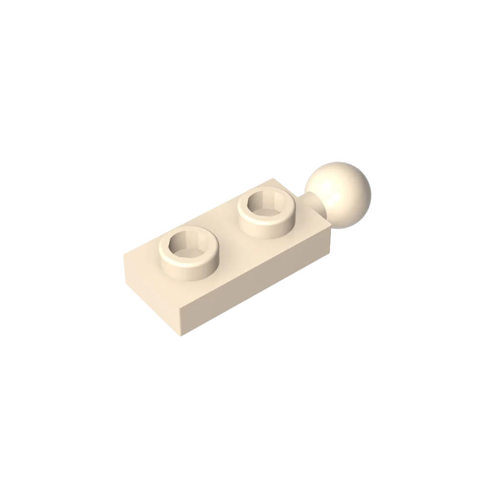 Gobricks GDS-852 Plate Modified 1 x 2 with Tow Ball on End | Building Block for DIY Creations