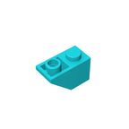 Gobricks GDS-597 Slope, Inverted 45 2x1 | Compatible Building Block for DIY