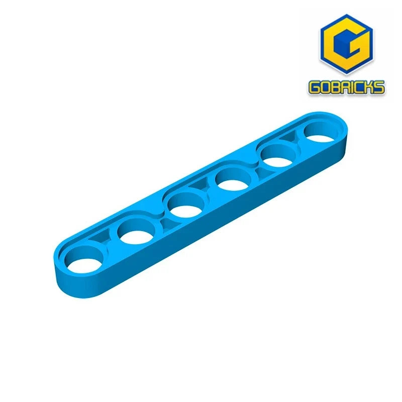 Gobricks GDS-694 Technical Liftarm Thin 1 x 6 | Compatible Building Block Piece